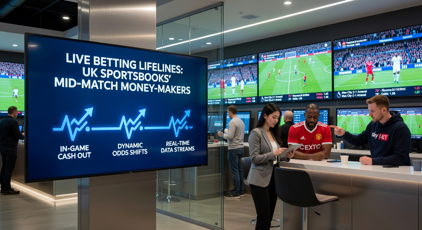 Graph illustrating UK live betting revenue growth from 2020-2026, with peaks during major football tournaments