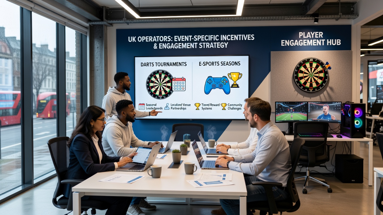 UK betting operators promoting darts tournaments and esports seasons with tailored incentives