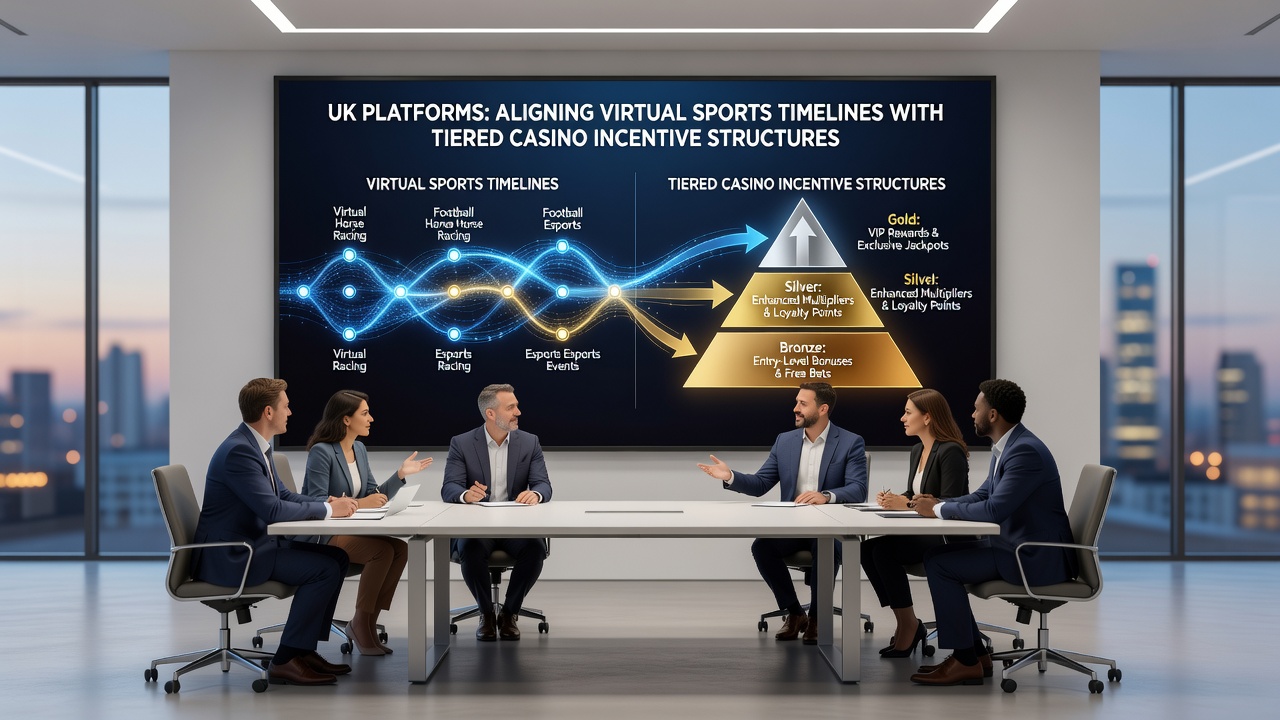 UK betting platforms showing virtual sports schedules integrated with casino loyalty tiers on desktop and mobile interfaces
